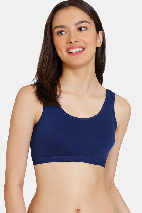 Zivame Girls Double Layered Non Wired Full Coverage Slip-on Beginner Bra (Pack of 2) - Multicolor — image 5